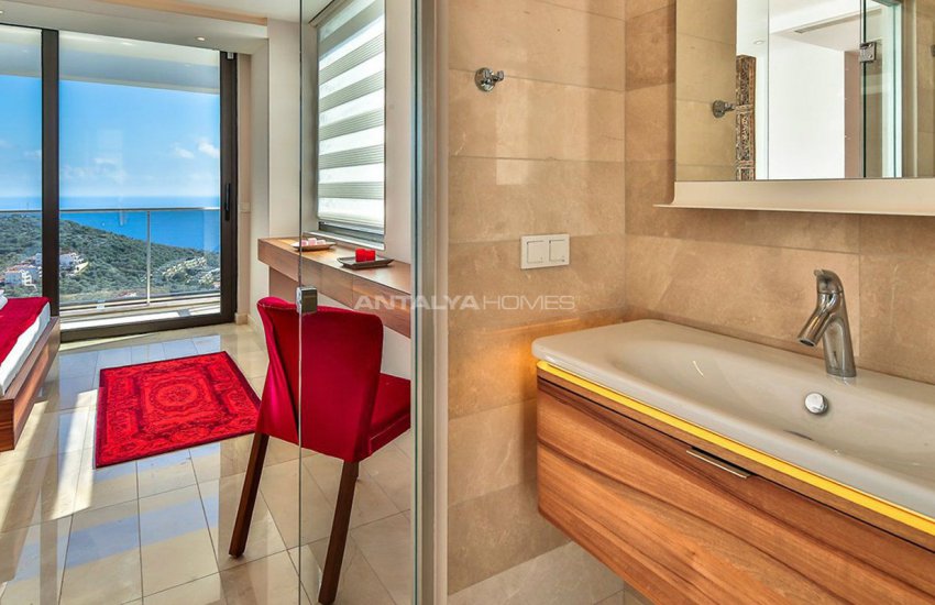Makelloses Design Kalkan Villa Zu Fuß Zum Strand 34