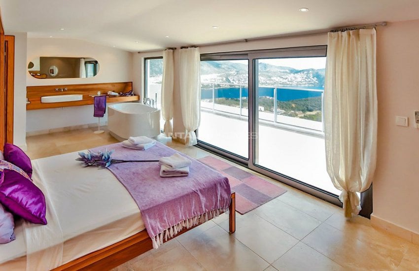 Makelloses Design Kalkan Villa Zu Fuß Zum Strand 39