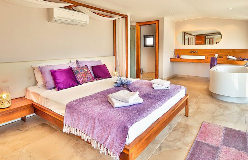 Makelloses Design Kalkan Villa Zu Fuß Zum Strand 40