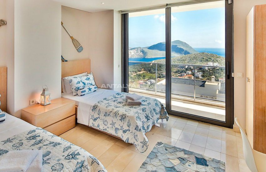 Makelloses Design Kalkan Villa Zu Fuß Zum Strand 41