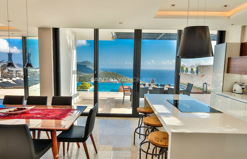 Makelloses Design Kalkan Villa Zu Fuß Zum Strand 30