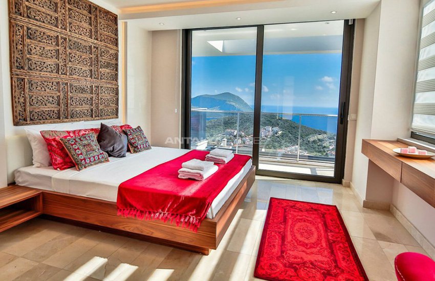 Makelloses Design Kalkan Villa Zu Fuß Zum Strand 31