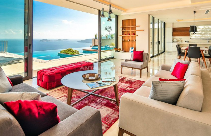 Makelloses Design Kalkan Villa Zu Fuß Zum Strand 22