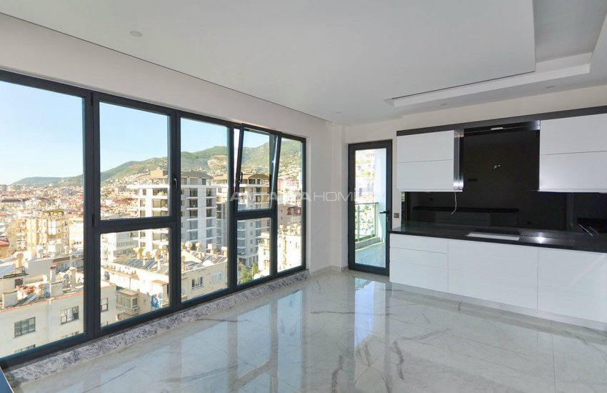 Berg Und Meerblick Wohnungen In Alanya Zentrum 17