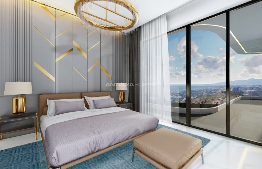 Triplex Villa Te Koop Verweven Met De Natuur In Alanya 25