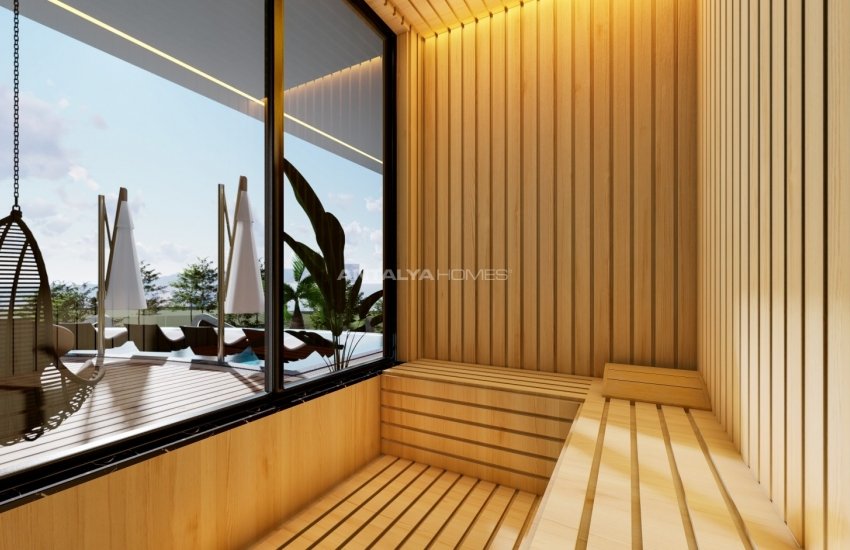 Triplex Villa Te Koop Verweven Met De Natuur In Alanya 28