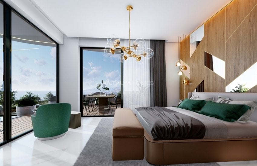 Triplex Villa Te Koop Verweven Met De Natuur In Alanya 23