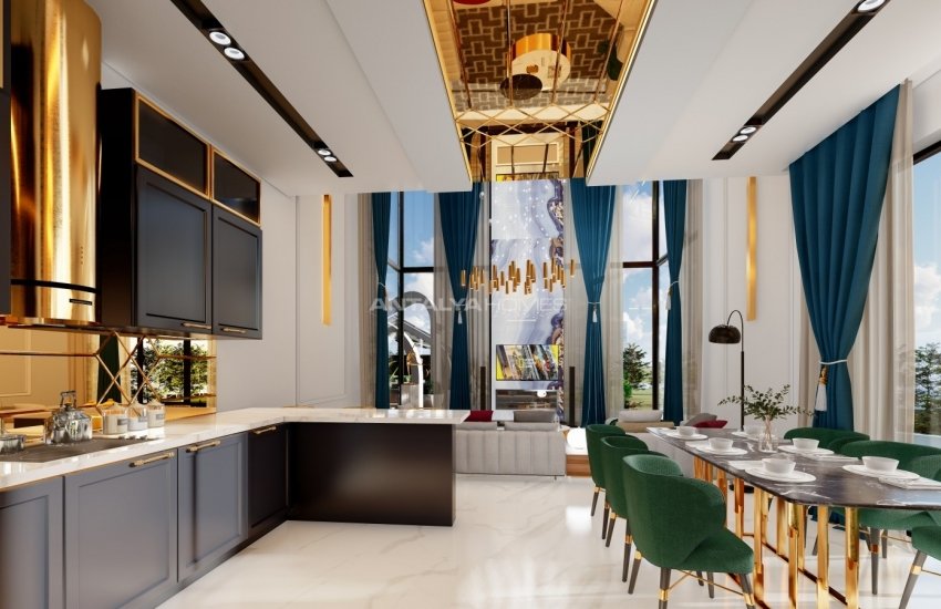 Triplex Villa Te Koop Verweven Met De Natuur In Alanya 18