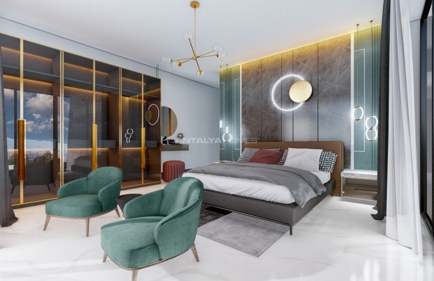 Triplex Villa Te Koop Verweven Met De Natuur In Alanya 22