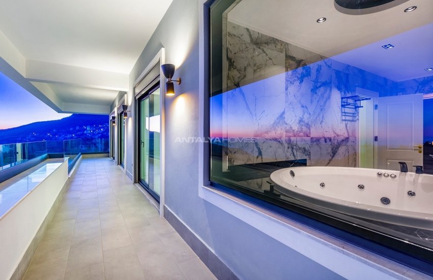 Cozy Detached Villas with Castle and Sea Views in Alanya 40