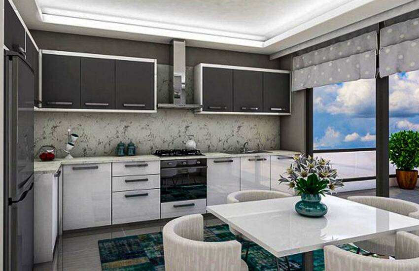 Nya Byggda Lägenheter Nära Havet I Antalya Centrum