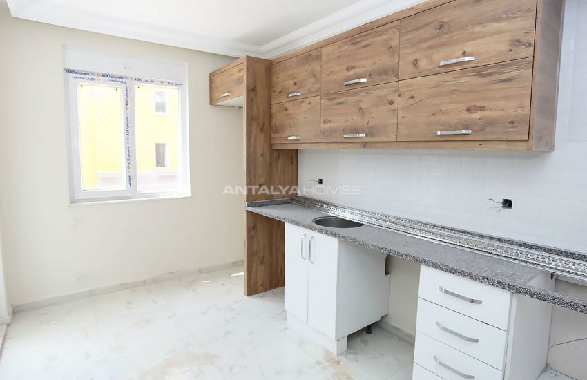 2+1 Cheap Apartments with Separate Kitchen in Kepez 16