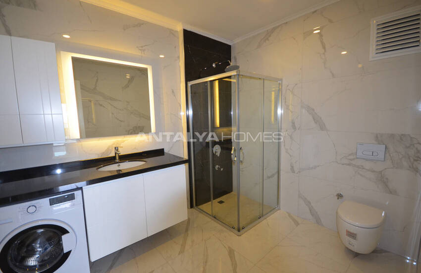 Готовые квартиры в комплексе с частным пляжем в Каргыджаке, Аланья 40