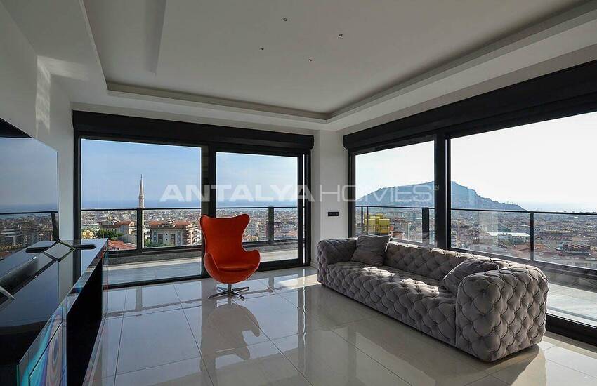 Zee En Natuur Zicht Duplex Appartementen In Alanya Centrum 12