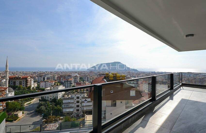 Zee En Natuur Zicht Duplex Appartementen In Alanya Centrum 26