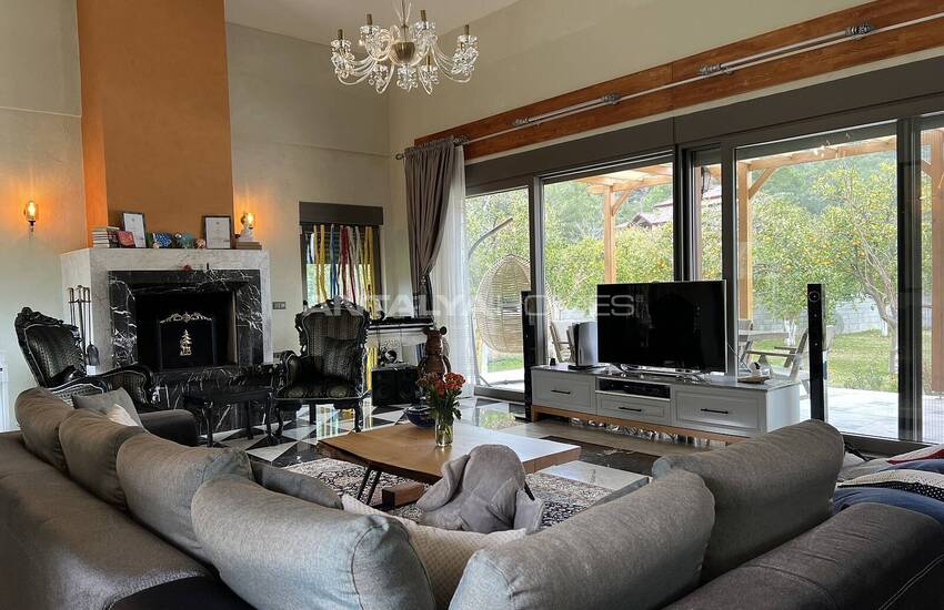 Villa Individuelle De Luxe Avec Grand Jardin À Kemer Antalya 14