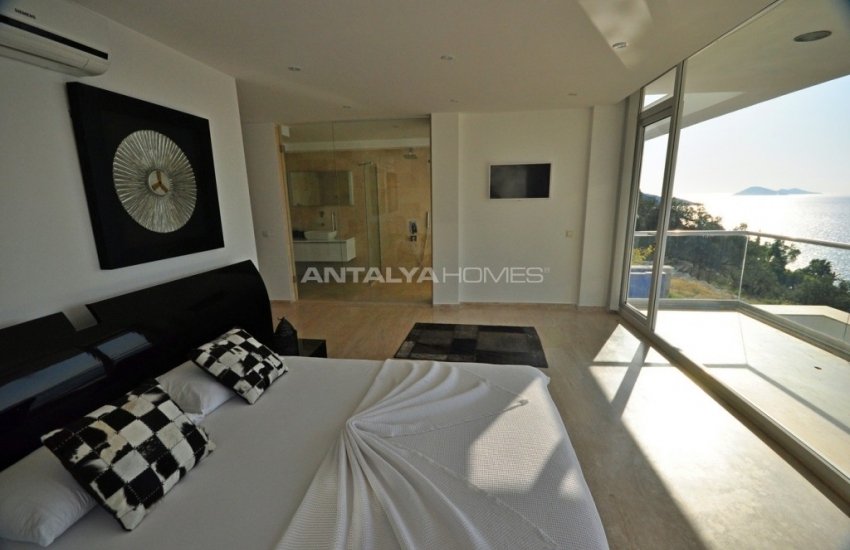 Kalkan'da Plaja 100 Mt Mesafede Ultra Lüks Villa 37