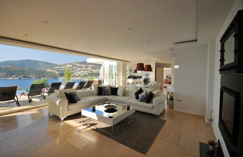 Kalkan'da Plaja 100 Mt Mesafede Ultra Lüks Villa 6