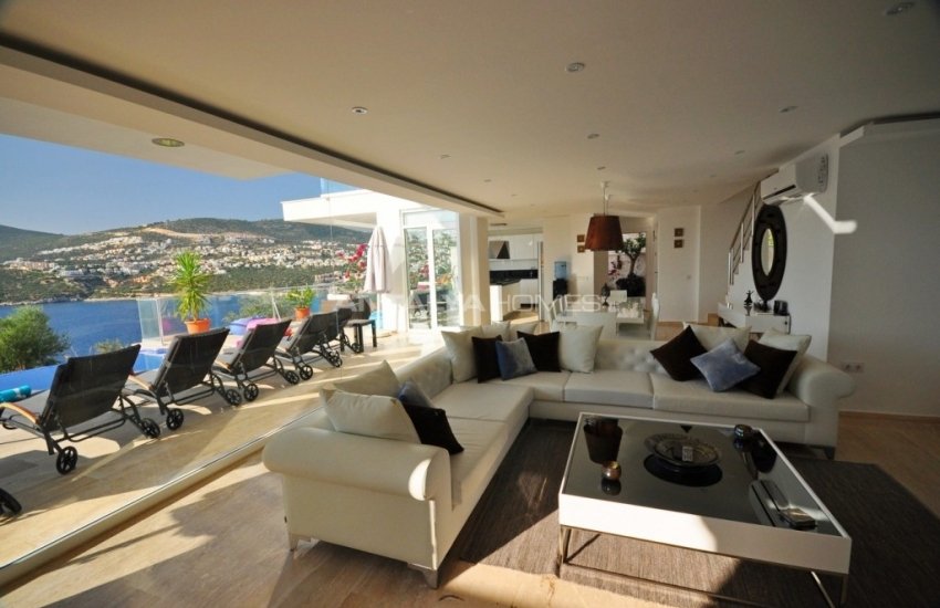 Kalkan'da Plaja 100 Mt Mesafede Ultra Lüks Villa 7