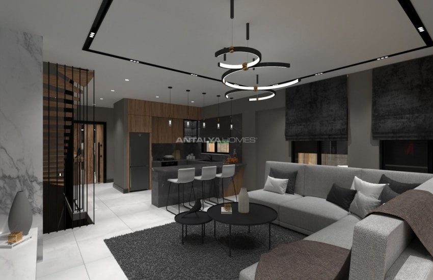 فلل فاخرة للبيع بهندسة معمارية معاصرة في انطاليا 18