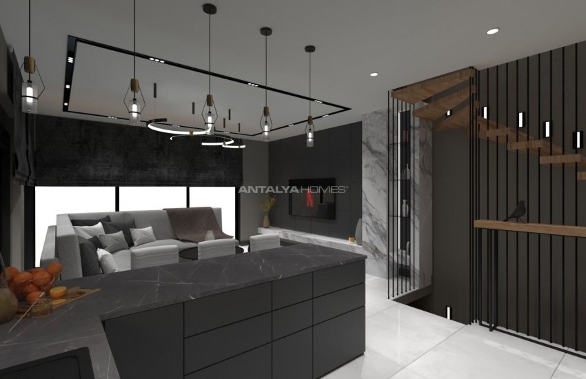 فلل فاخرة للبيع بهندسة معمارية معاصرة في انطاليا 20