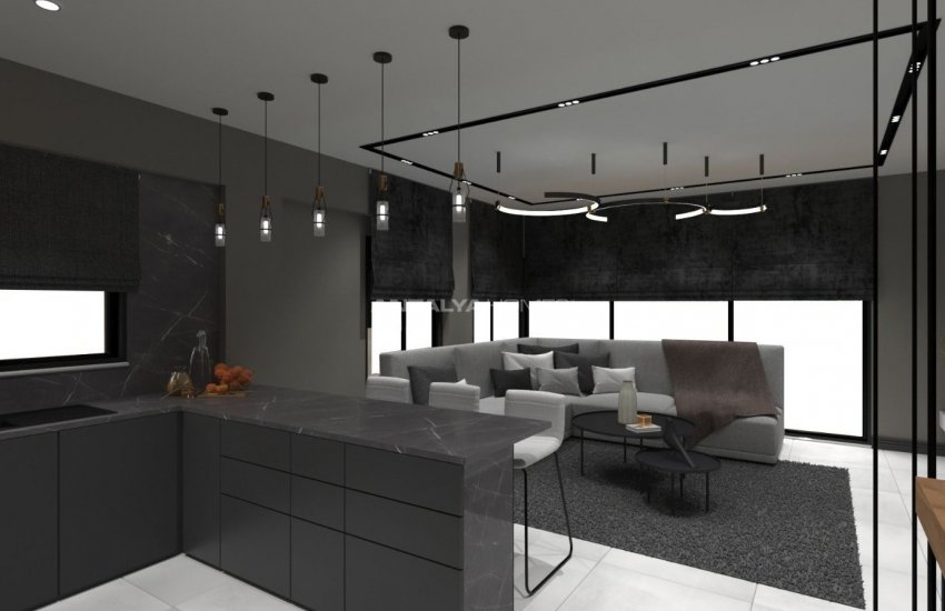 فلل فاخرة للبيع بهندسة معمارية معاصرة في انطاليا 22