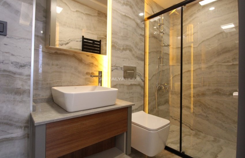 Antalya Bahçelievler'de Akıllı Ev Sistemli Satılık Lüks Daireler 35