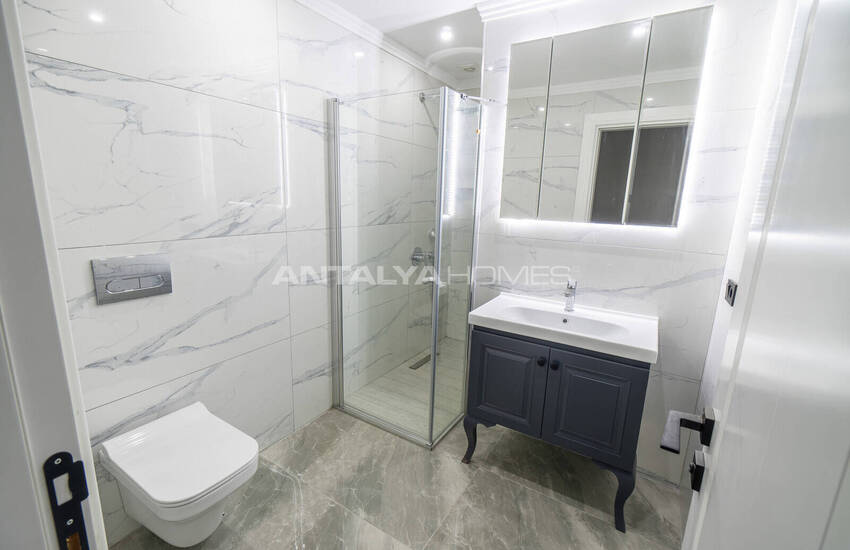 Новые Квартиры в Комплексе с Фитнесом и Сауной в Алании 39