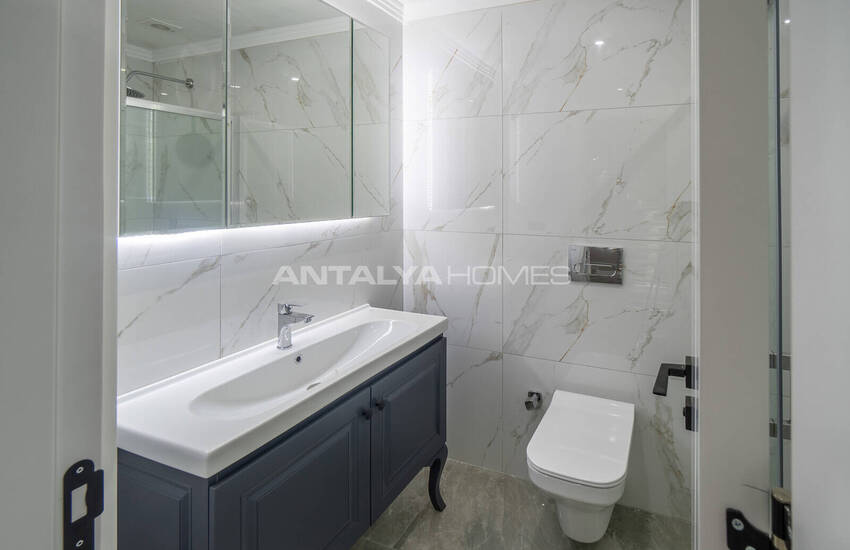 Новые Квартиры в Комплексе с Фитнесом и Сауной в Алании 38