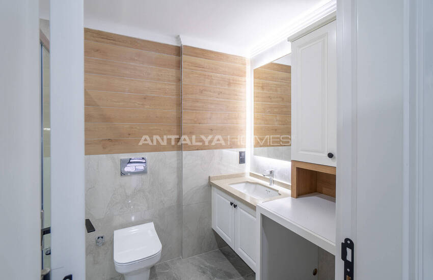 Новые Квартиры в Комплексе с Фитнесом и Сауной в Алании 40