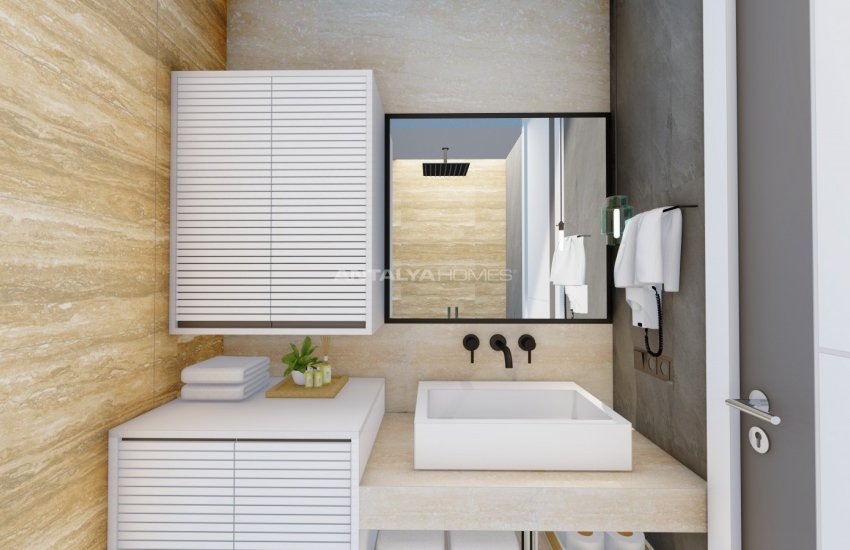 High-ceilinged Apartments Close to All Amenities in Alanya 25