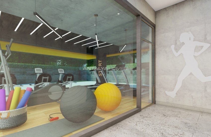 High-ceilinged Apartments Close to All Amenities in Alanya 17