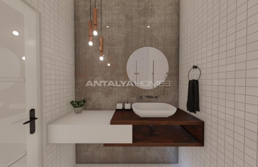 Excellent 3 Bedroom Villas with Parking Lots in Konyaaltı 21