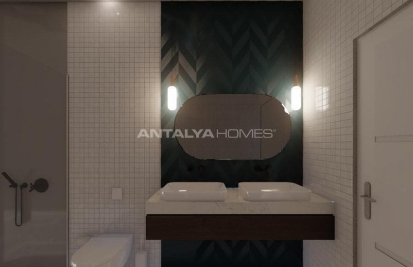 Excellent 3 Bedroom Villas with Parking Lots in Konyaaltı 22