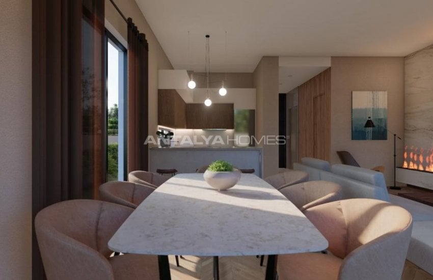 Excellent 3 Bedroom Villas with Parking Lots in Konyaaltı 10