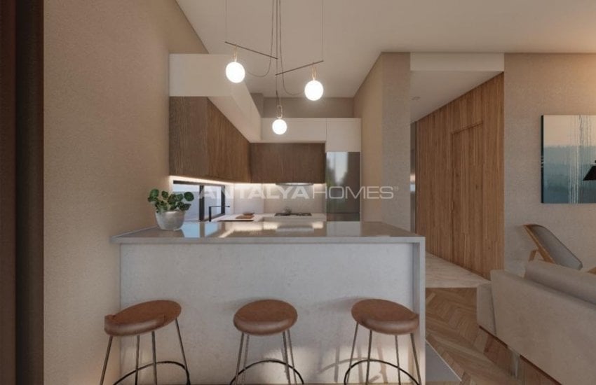 Excellent 3 Bedroom Villas with Parking Lots in Konyaaltı 12