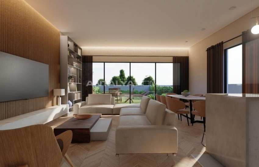 Excellent 3 Bedroom Villas with Parking Lots in Konyaaltı 7