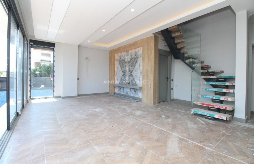 Новые Сдвоенные Виллы в Анталии с Видом на Природу 11