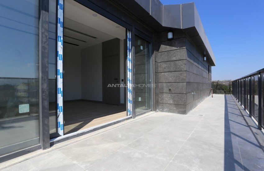 Новые Сдвоенные Виллы в Анталии с Видом на Природу 36