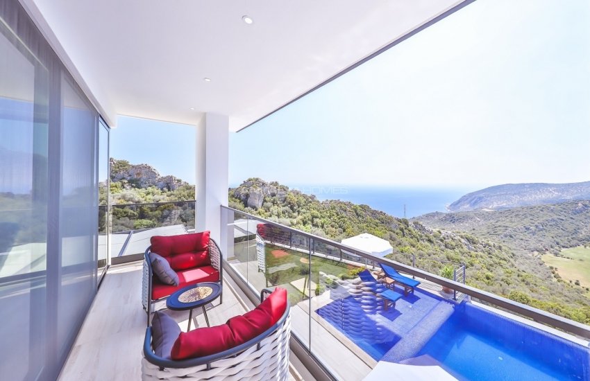 Spacious and Modern Villas with Panoramic Sea View in Kalkan 24