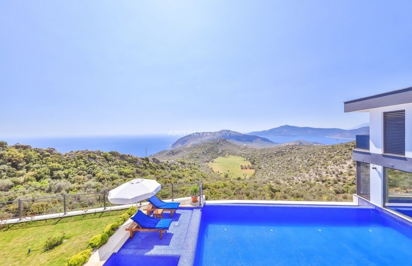 Spacious and Modern Villas with Panoramic Sea View in Kalkan 25