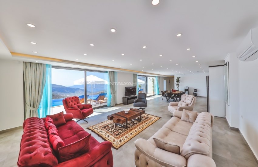 Spacious and Modern Villas with Panoramic Sea View in Kalkan 31