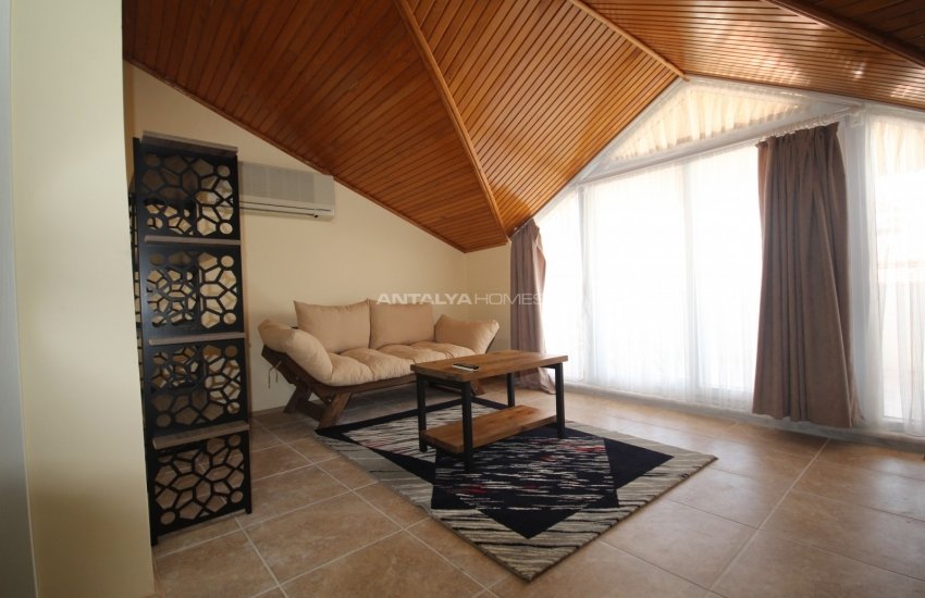 Triplex Semi-detached House in Manavgat Colakli with Garden 45