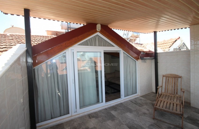 Triplex Semi-detached House in Manavgat Colakli with Garden 63