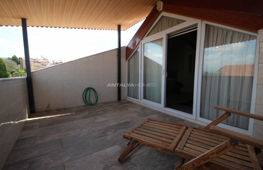 Triplex Semi-detached House in Manavgat Colakli with Garden 64