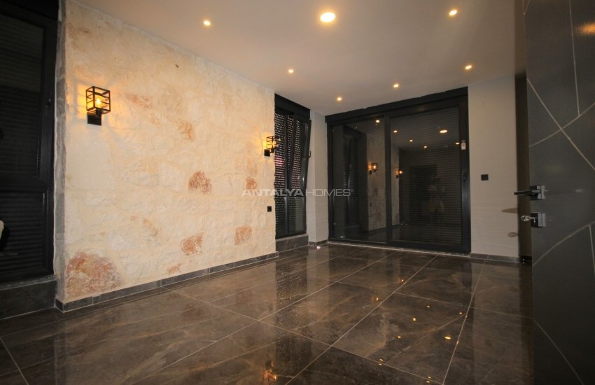Modernly Designed Detached Stone Villas with Pool in Belek 42
