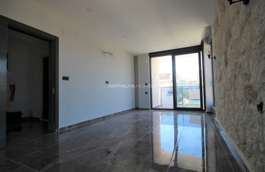 Modernly Designed Detached Stone Villas with Pool in Belek 46