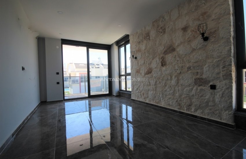 Modernly Designed Detached Stone Villas with Pool in Belek 47