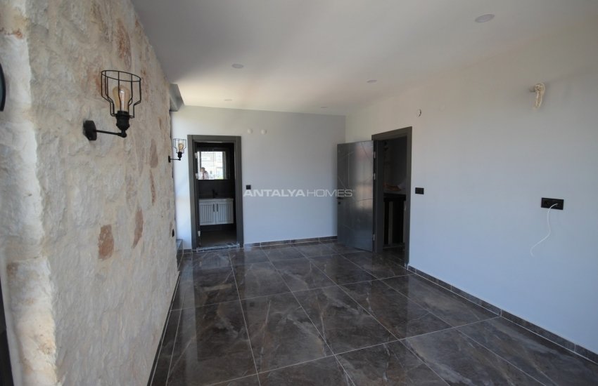 Modernly Designed Detached Stone Villas with Pool in Belek 48