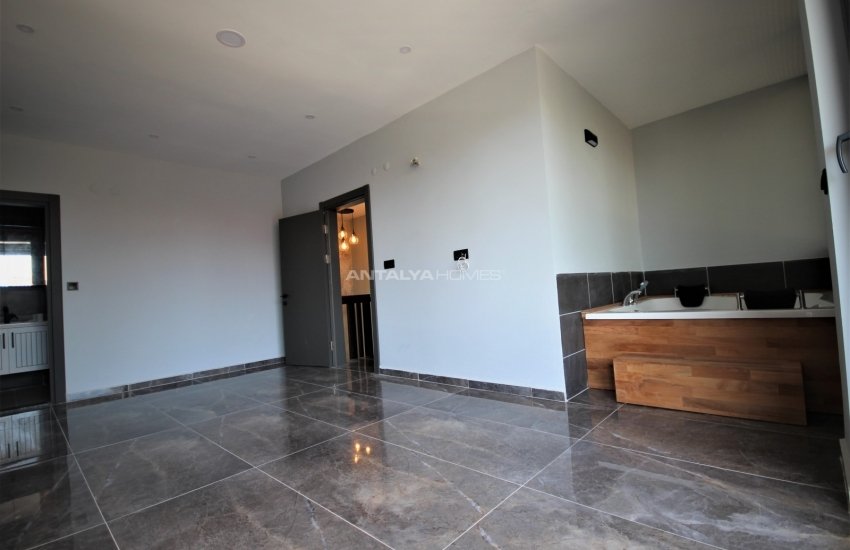 Modernly Designed Detached Stone Villas with Pool in Belek 49